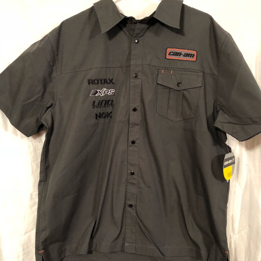 Team Can-Am Button Up NWT!!!!